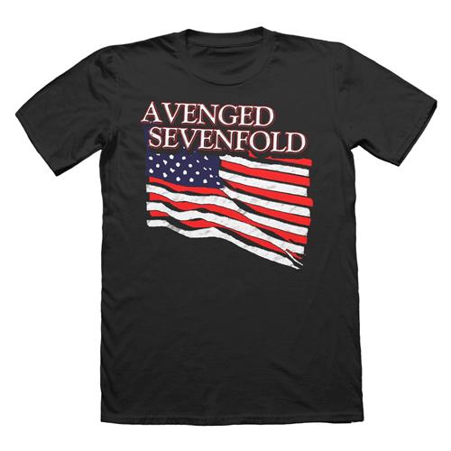 Product image T-Shirt Avenged Sevenfold Flag Black