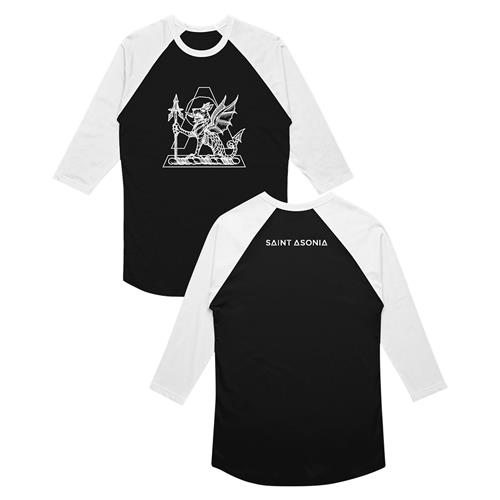 Product image Baseball T-Shirt Saint Asonia Beast Black White