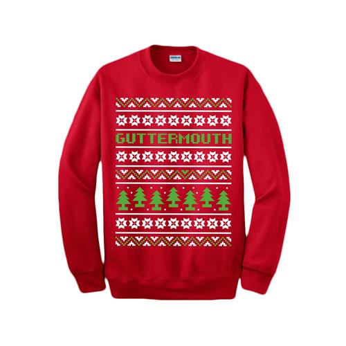 Product image Crewneck Sweatshirt Guttermouth Xmas Red Crewneck Sweater