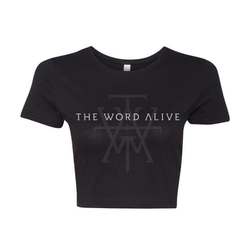 Product image Women's T-Shirt The Word Alive Logo Black Crop Top