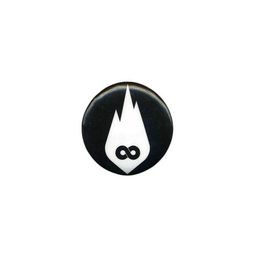 White Infinity Flame Logo Black