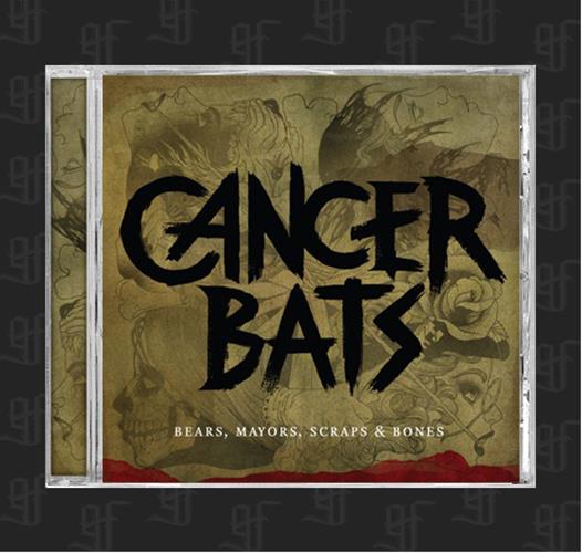 T-Shirt Bear Head Black by Cancer Bats : MerchNow - Your Favorite 