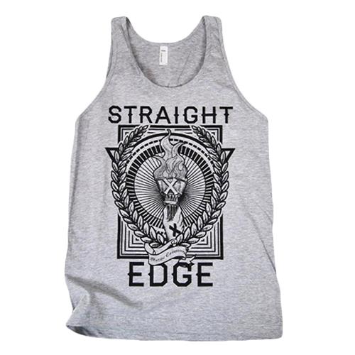 Product image TankTop Straight Edge And Vegan Clothing | MotiveCo. Torch Heather Grey Tank Top