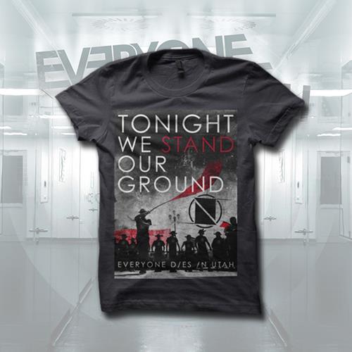 Product image T-Shirt Everyone Dies In Utah Tonight We Stand Dark Grey T-Shirt
