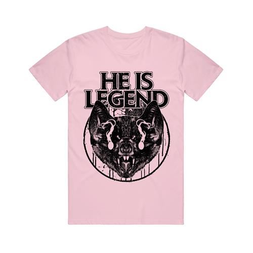 Product image T-Shirt He Is Legend Vampire Bat Pink