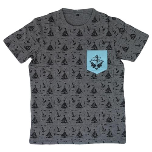 Product image T-Shirt The Color Morale Anchorbird Teal Pocket Tee