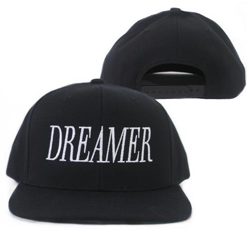 Dreamer Black Snapback Hat