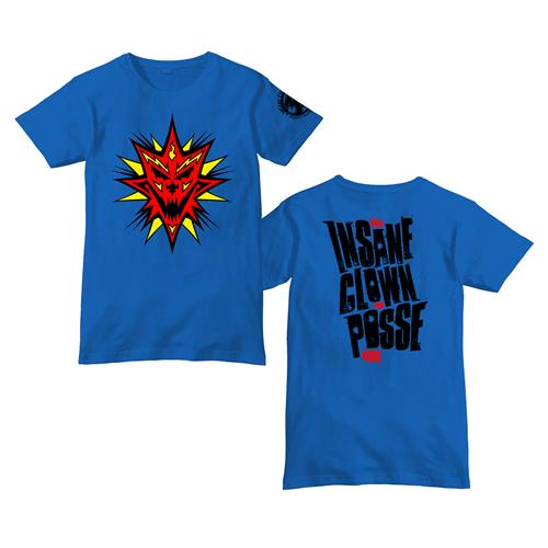 Product image T-Shirt Insane Clown Posse Bang! Pow! Boom! Album Red Royal Blue