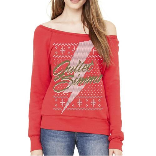 Xmas Bolt Red Holiday Sweater