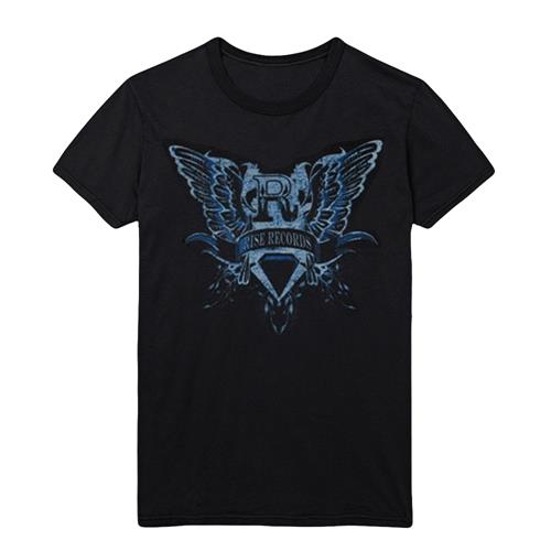 Product image T-Shirt Rise Records Wings Black **Sale! Final Print!**