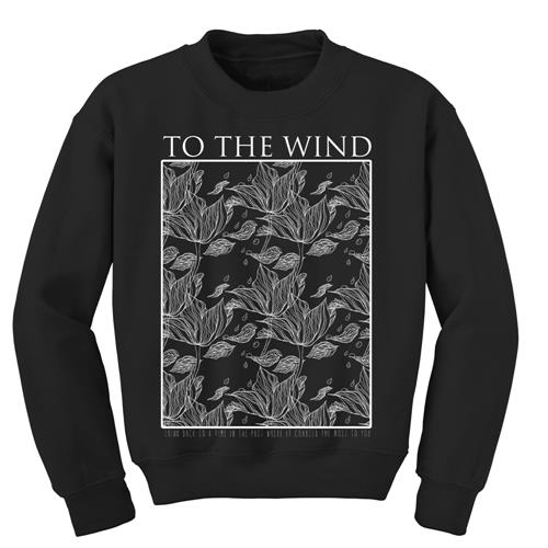 Product image Crewneck Sweatshirt To The Wind Sketch Flower Black Crewneck
