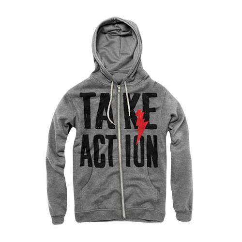 Product image Zip Up Take Action Bolt Heather Gray
