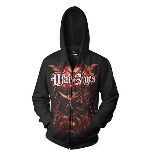 Product image Zip Up War Of Ages Angels Black *Sale! Final Print*