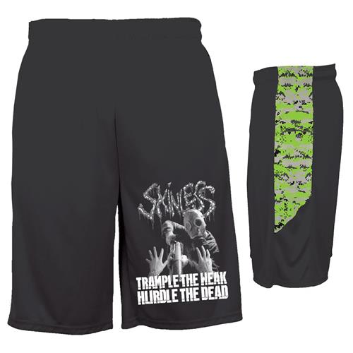 Product image Mesh Shorts Skinless Trample Black/Lime Digi Camo