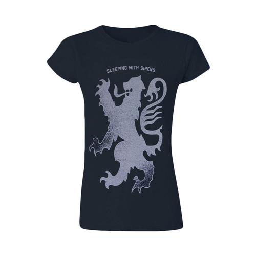 Product image Women's T-Shirt Sleeping With Sirens Griffin Navy Blue Girl's T-Shirt