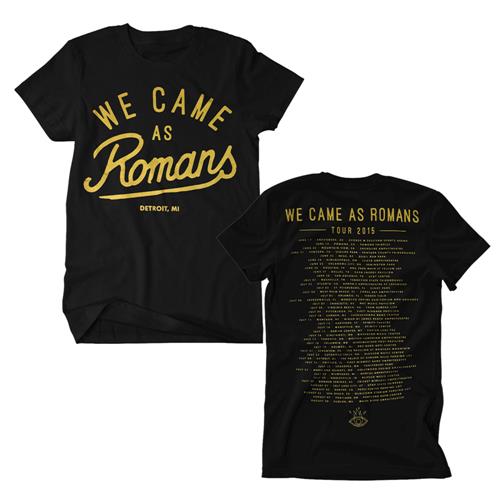 Product image T-Shirt We Came As Romans Script 2015 Tour