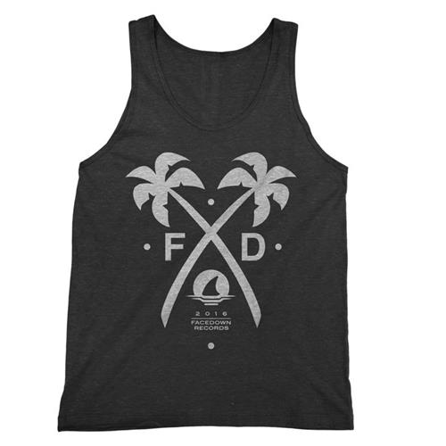 Product image TankTop Facedown Records Crossed Palms Black *Final Print*                                                     Merch