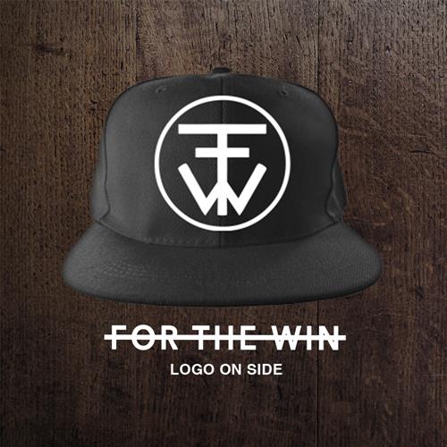 Product image Cap For The Win Logo Black Snapback
