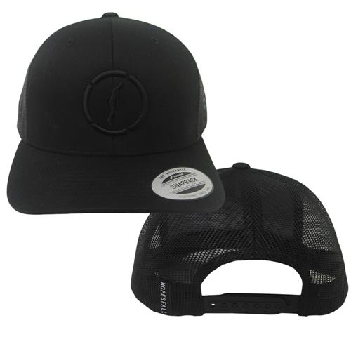 Logo Black Trucker Hat