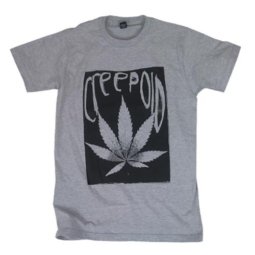 Product image T-Shirt Creepoid Weed Black On Grey
