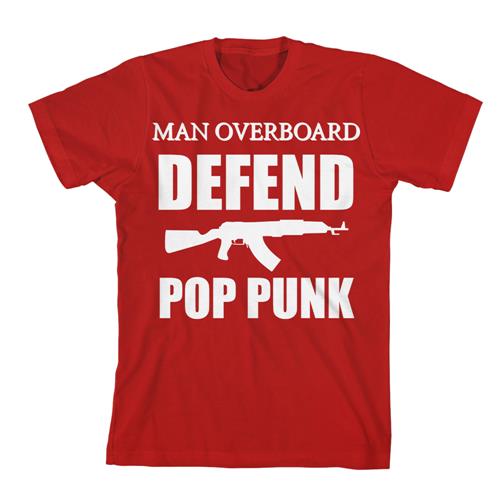 Product image T-Shirt Man Overboard Defend Pop Punk Red