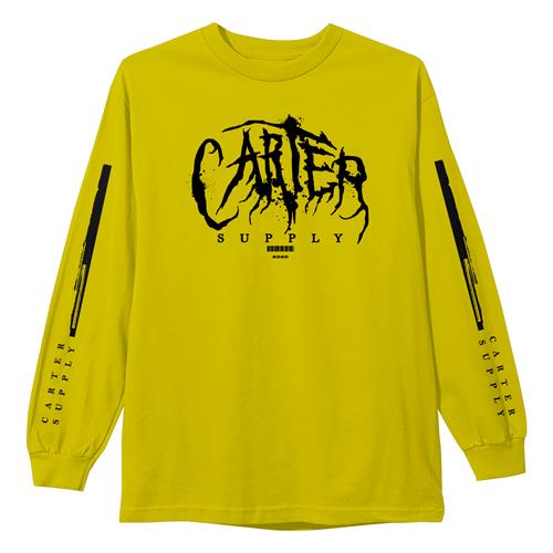 Product image Long Sleeve Shirt Tyler Carter Death Metal Logo Mustard