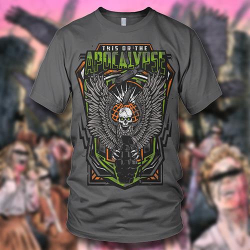 Product image T-Shirt This Or The Apocalypse Death Drop Charcoal