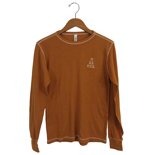 Product image Long Sleeve Shirt Issues Triangle Logo Embroidered Camel Thermal