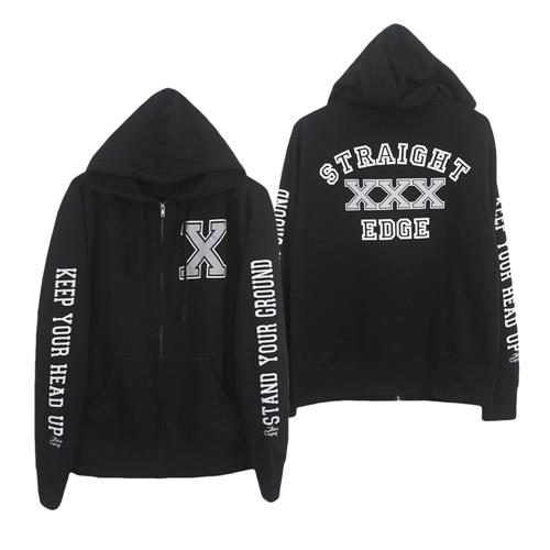 Product image Zip Up Straight Edge And Vegan Clothing | MotiveCo. Stand Your Ground Black
