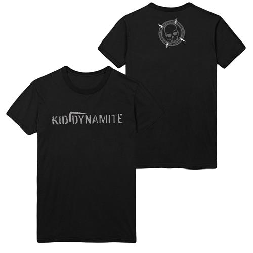 Product image T-Shirt Kid Dynamite Gray Stencil Logo Black