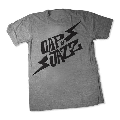 T-Shirt Bolt Heather Gray by Cap'n Jazz 