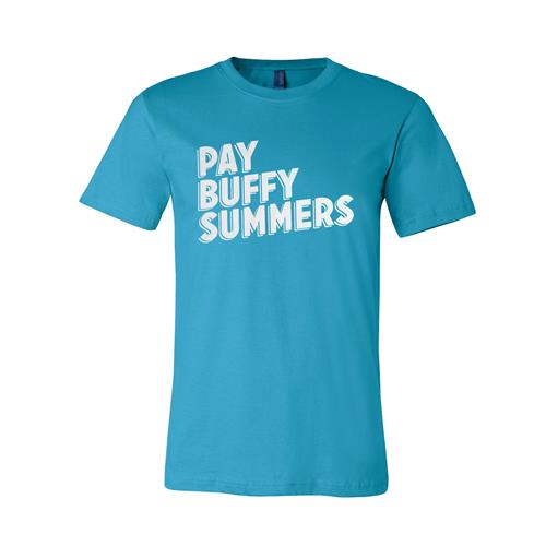 Product image T-Shirt Buffering the Vampire Slayer Pay Buffy Summers Aqua
