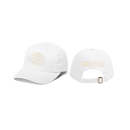 Around The World And Back White Dad Hat : PNE0 : State Champs