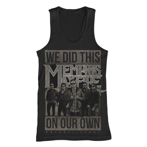 On Our Own Black Tank Top