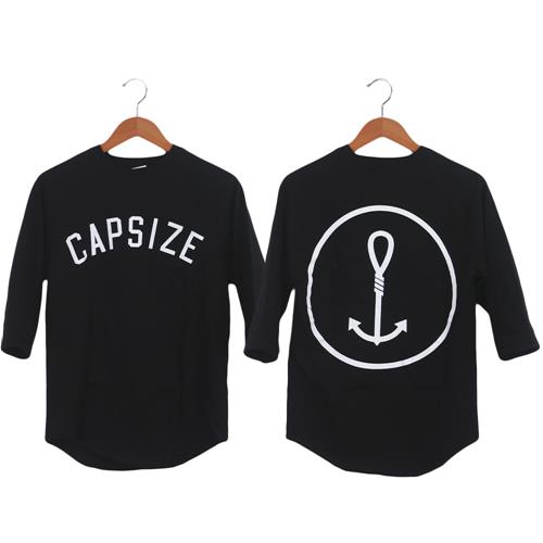 Product image Baseball T-Shirt Capsize Noose Anchor Black/Black