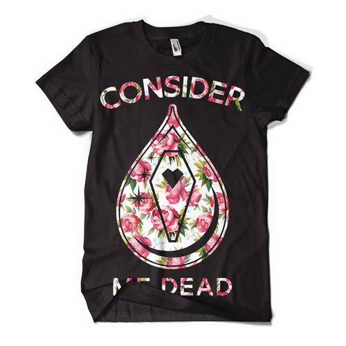 Product image T-Shirt Consider Me Dead Floral Drop Black