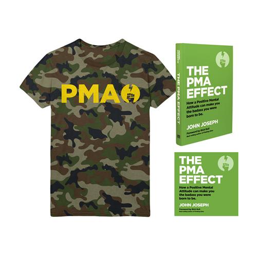 Product image Bundle John Joseph The PMA Effect Book/Audiobook/T-Shirt