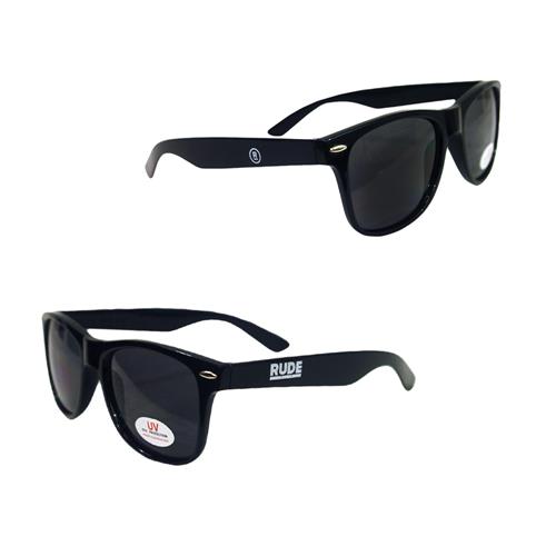 Product image Sunglasses Rude Records Label Merchandise Logo Black