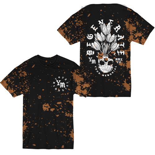 Product image T-Shirt Your Memorial *Limited Stock* Degenerate Black W/ Bleach