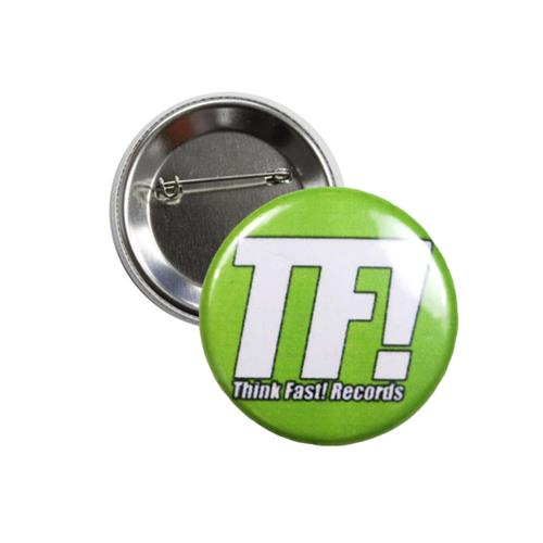Product image Pin Think Fast! Records Green Logo