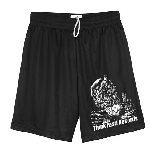 Product image Mesh Shorts Think Fast! Records Zombie Black