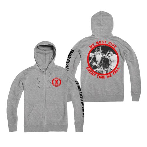 Product image Zip Up The Geeks Every Time We Fall Heather Gray