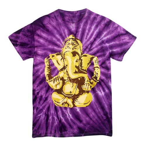 Product image T-Shirt Mantralogy/Gaura Vani Mantralogy Ganesha Purple Tie Dye
