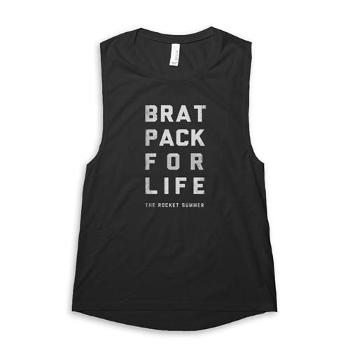 Product image TankTop The Rocket Summer Brat Pack For Life Black Scoop Muscle Tee