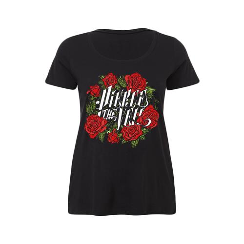 Product image Women's T-Shirt Pierce The Veil Rose (Torrid Sizing) Black Girl's T-Shirt