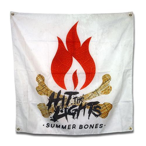 Summer Bones Wall Flag