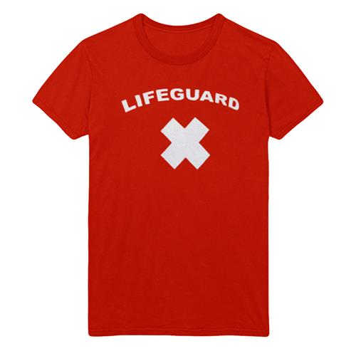 Product image T-Shirt Straight Edge And Vegan Clothing | MotiveCo. Lifeguard Red