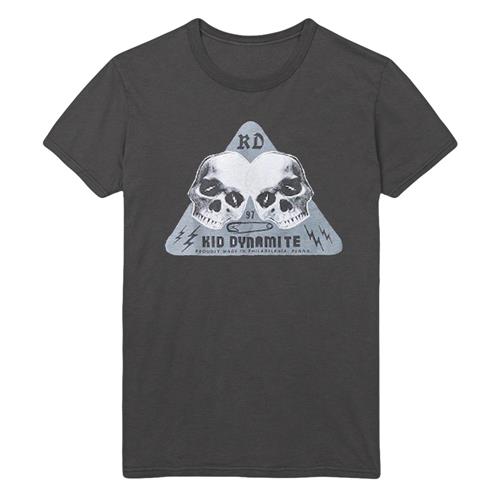Product image T-Shirt Kid Dynamite Double Skull Charcoal