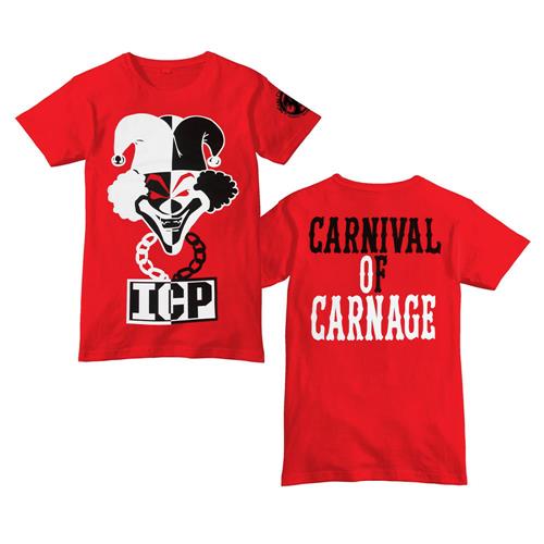 Product image T-Shirt Insane Clown Posse Carnival Of Carnage Red