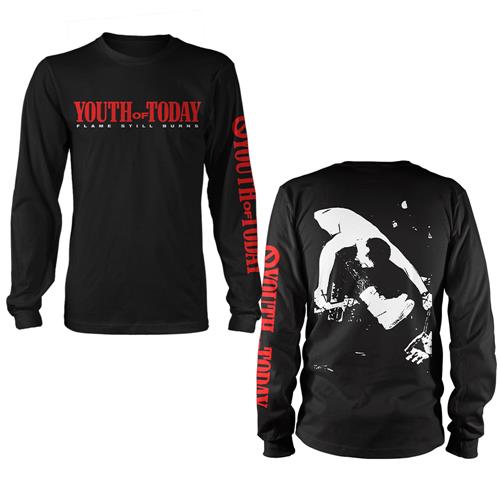 Product image Long Sleeve Shirt Youth Of Today Flames Still Burn Black